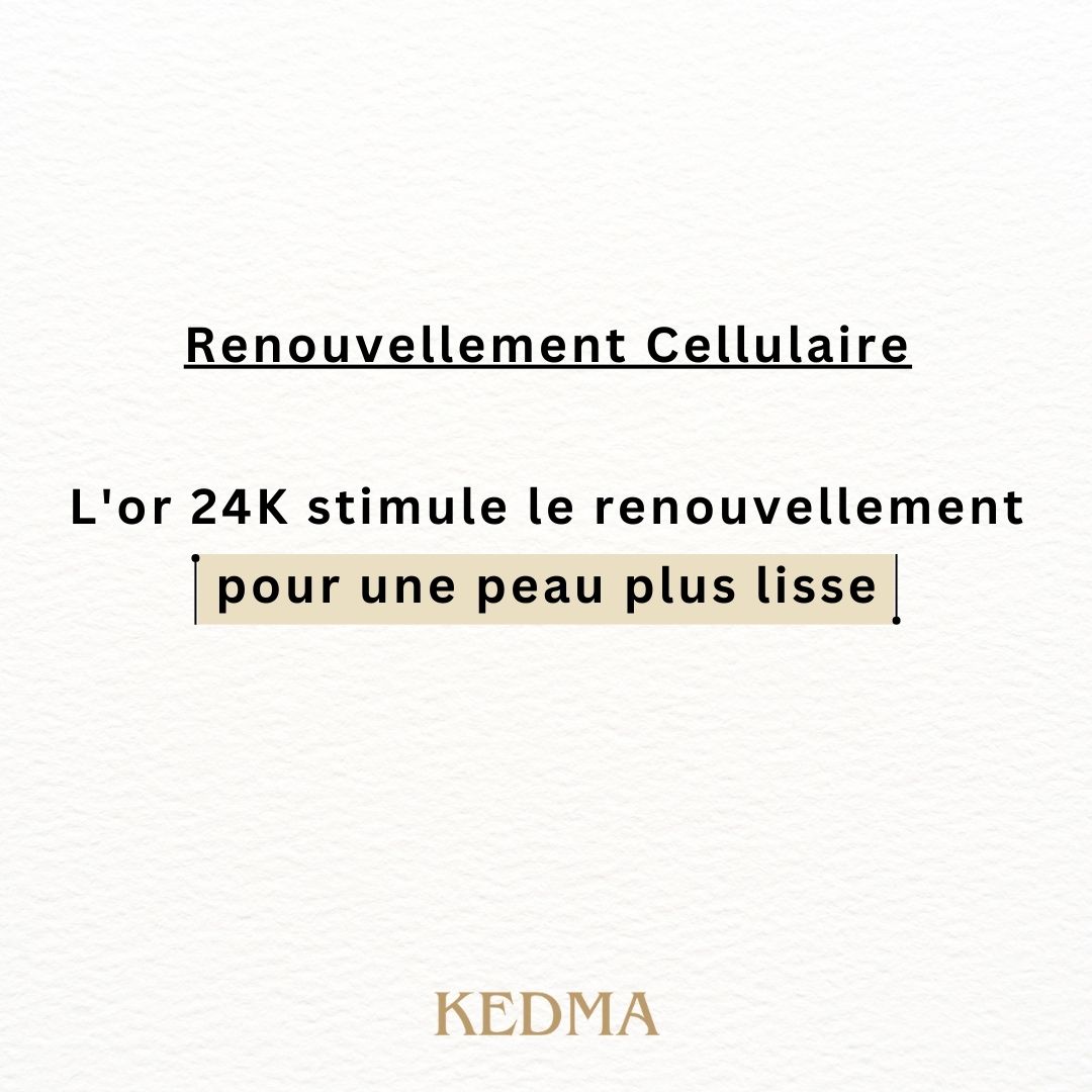 Kedma - Peeling Visage à l'Or 24K et aux Minéraux de la Mer Morte
