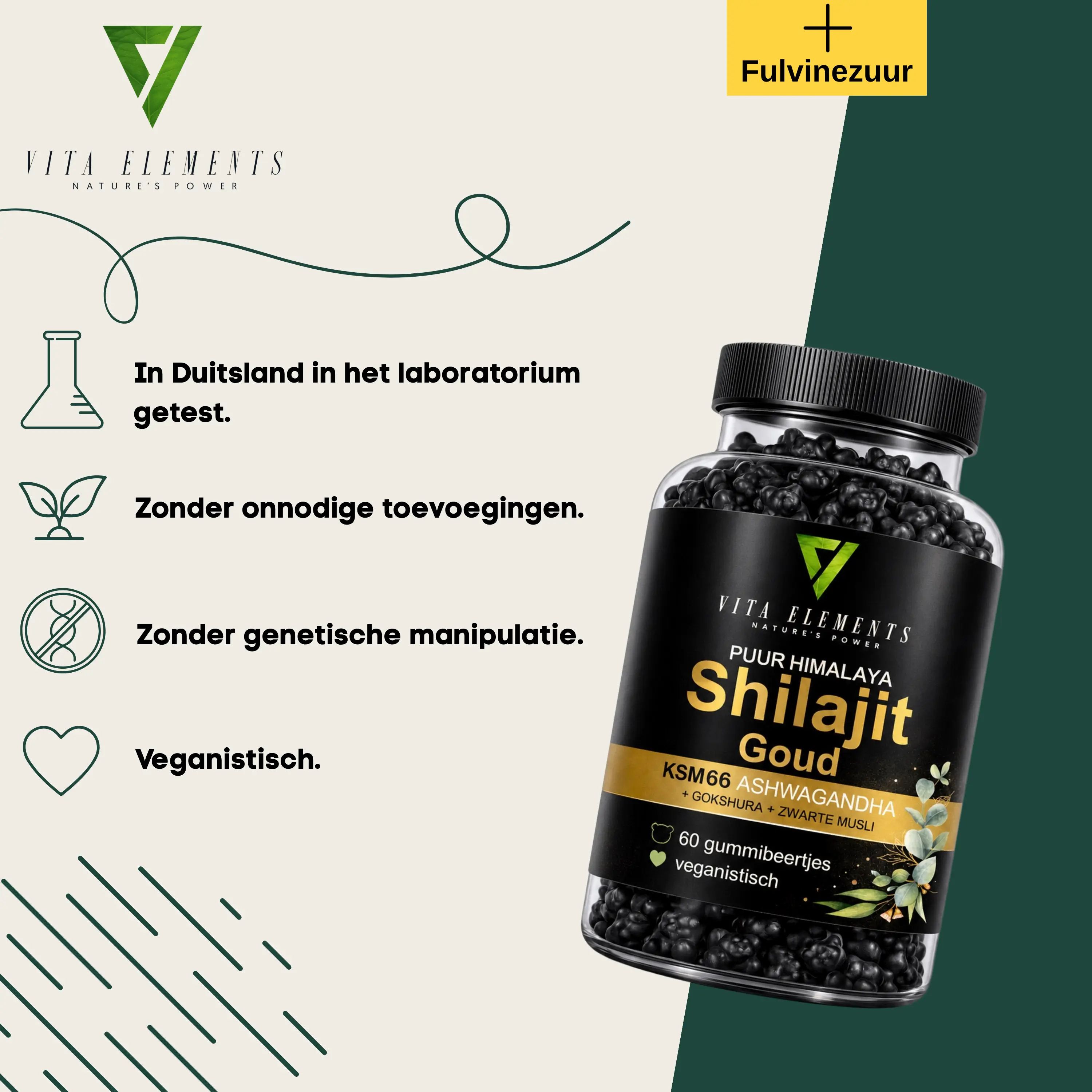 Vita Elements Himalaya Shilajit Gold-gummibeertjes