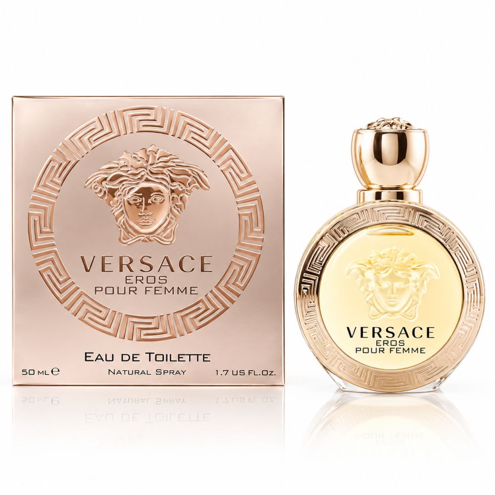 Versace Eros Pour Femme Eau de Toilette fles en verpakking 50ml.