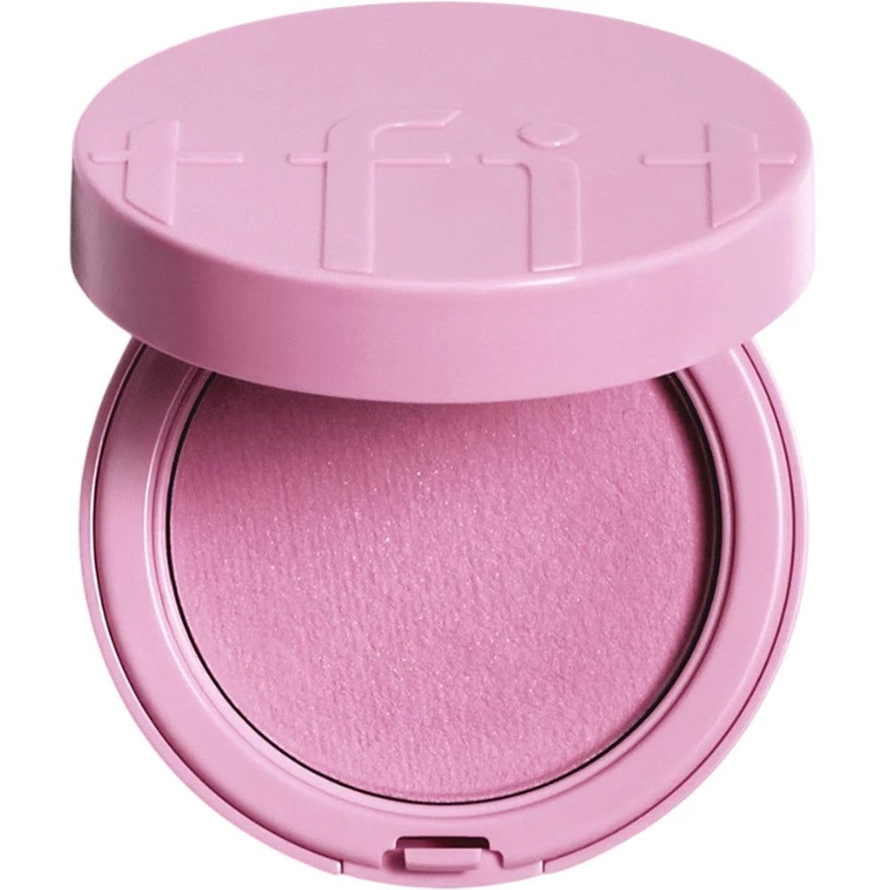 Blush TFIT Fluffy Velvet Cushion rose. Couvercle ouvert, produit visible.