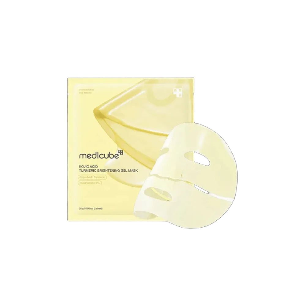 Emballage avec un masque facial et une boîte.