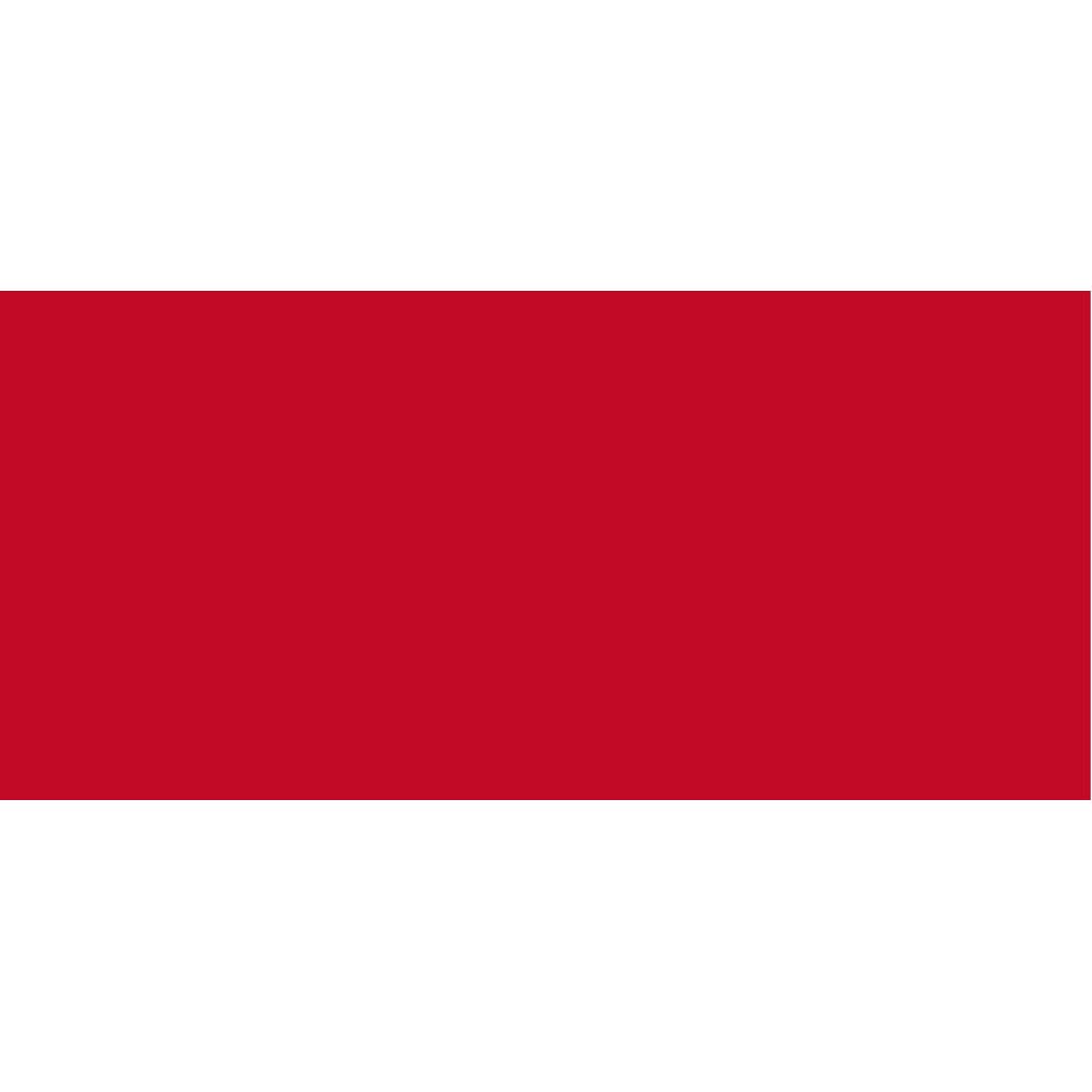 Rechthoekig rood vlak.