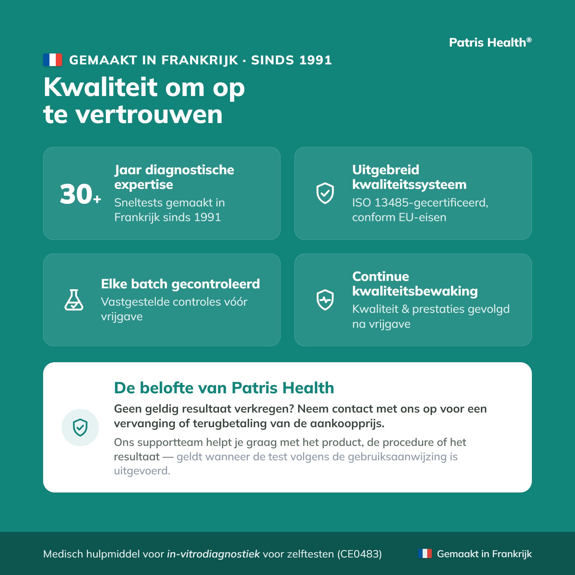 Voorzorgsmaatregelen voor de snelle allergietest: in-vitrodiagnostiek, opslag, kinderen.