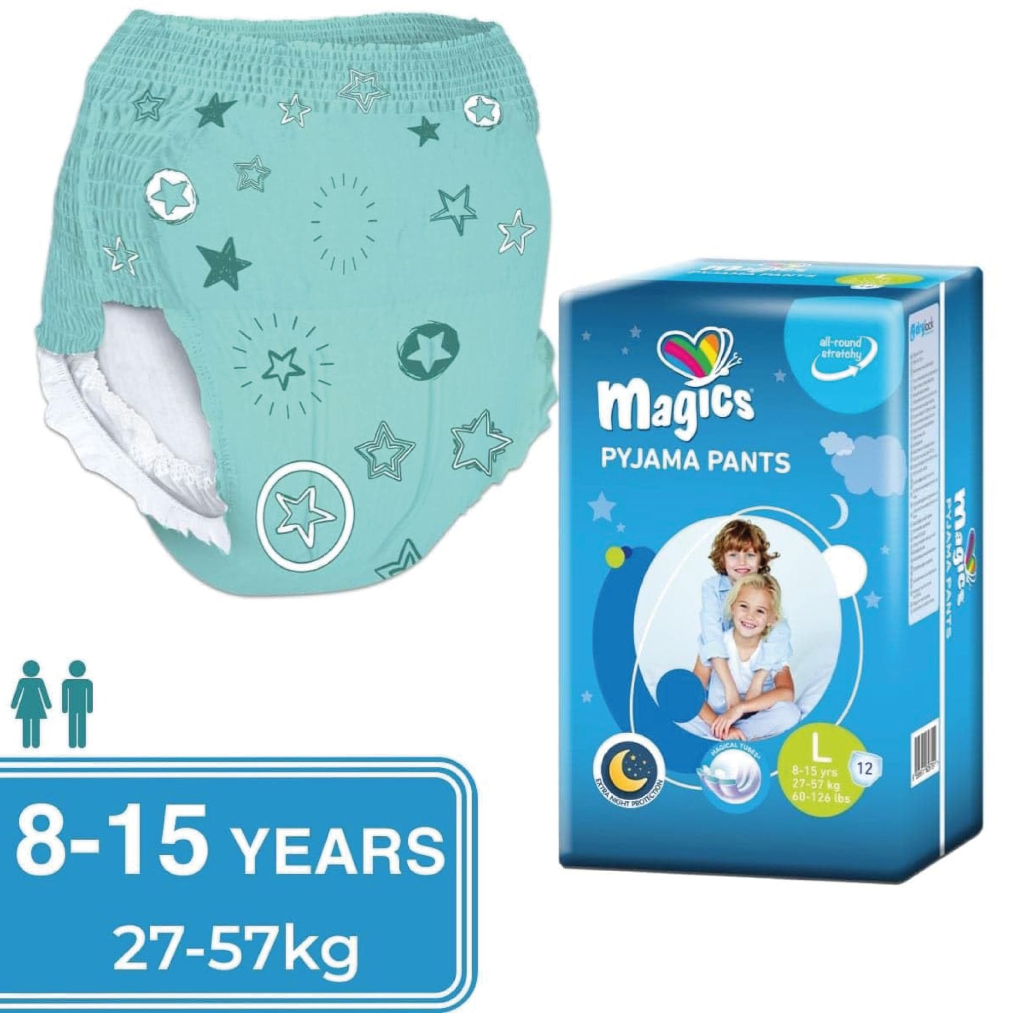 Magics Pyjama Pants Sous-Vêtements de Nuit Absorbants