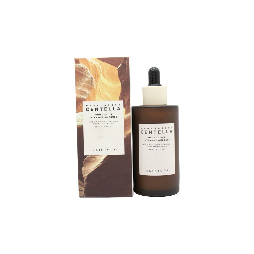 Ampul en doos: Madagascar Centella Probio-Cica Intensive Ampoule van Skin1004.