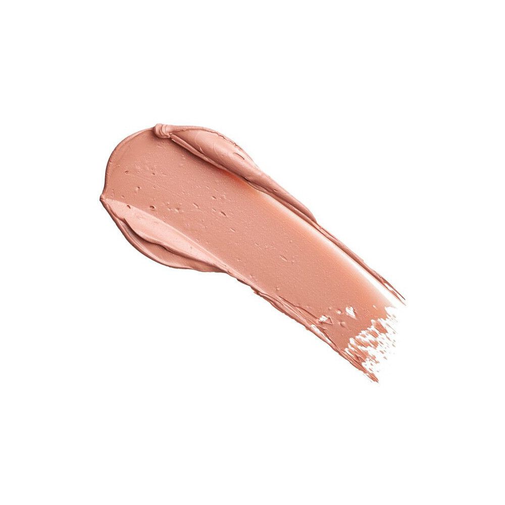 Échantillon de rouge à lèvres rose beige. Texture visible.