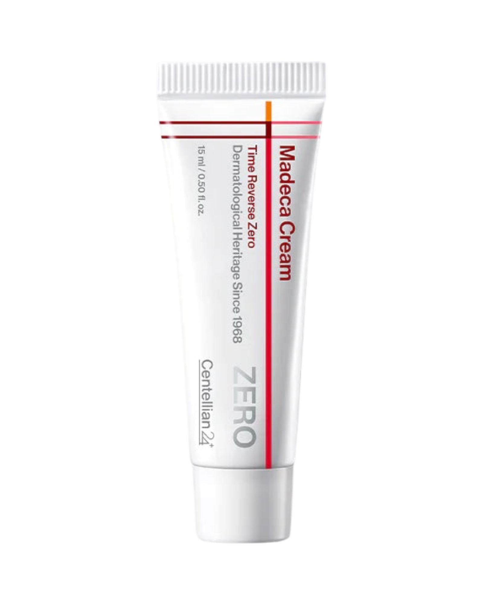 Tube Madeca Cream Zero, 15 ml. Héritage dermatologique depuis 1968. Contient Centellian24.