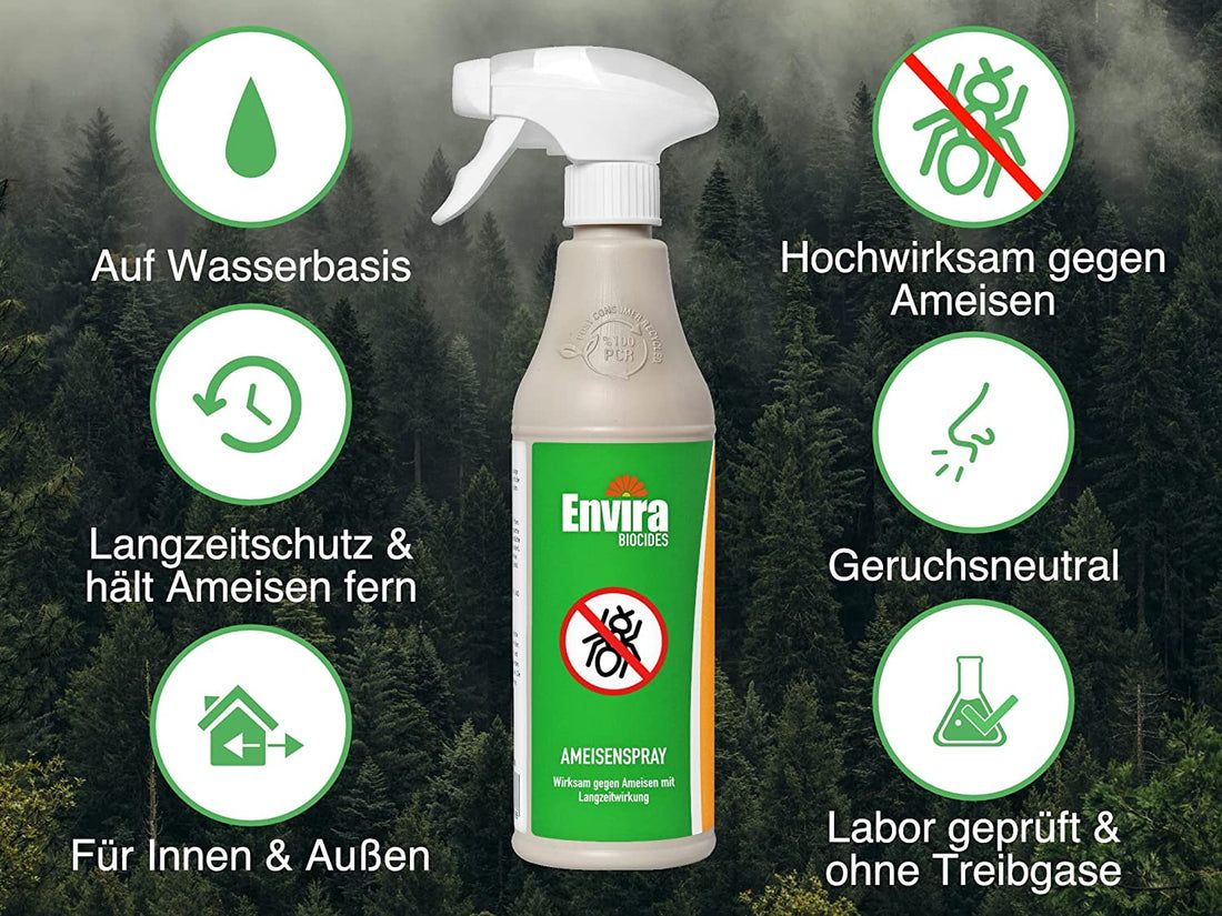 Envira Spray Anti-Fourmis avec Recharge