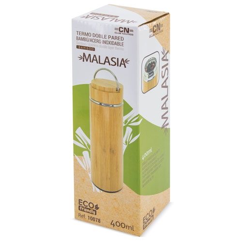 Bouteille thermos en bambou Malasai