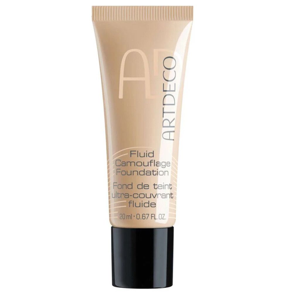 Tube de fond de teint ARTDECO Fluid Camouflage, teinte #45 Neutral/Natur Camel.