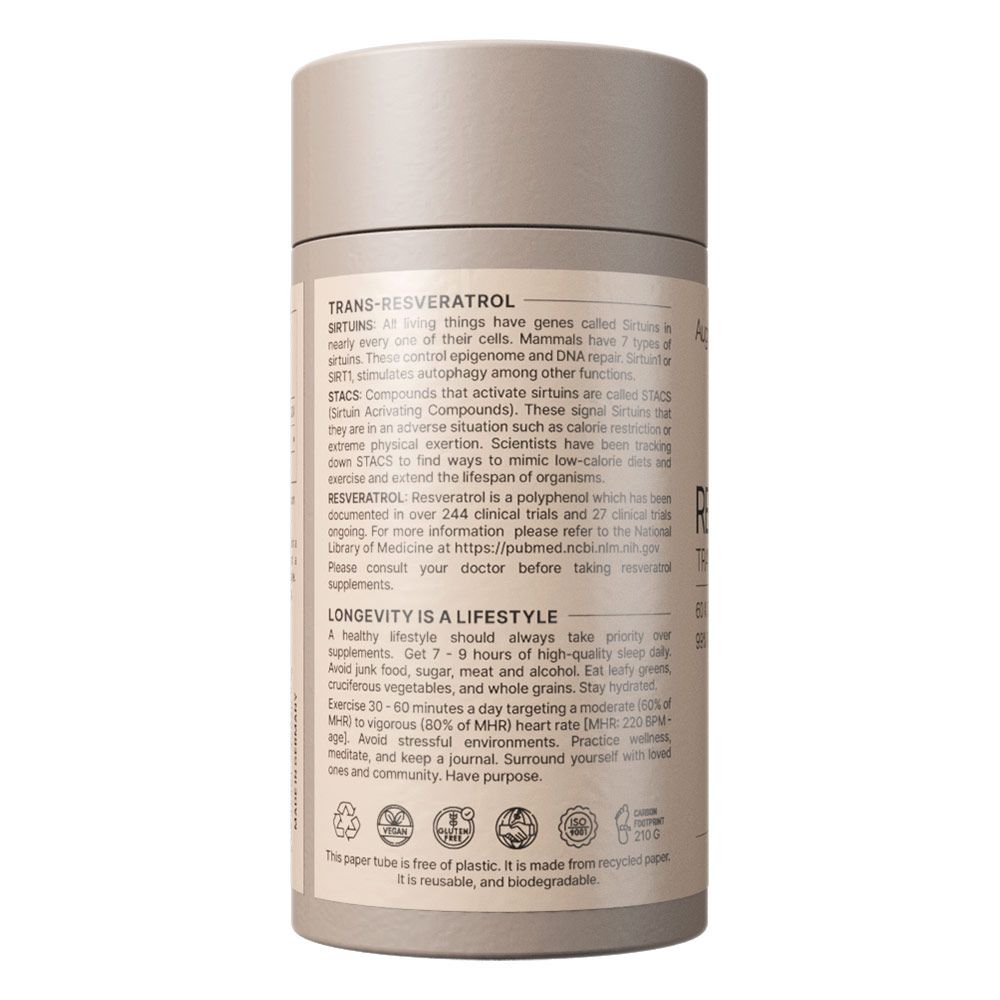 Augment Life Trans-Resveratrol Capsules