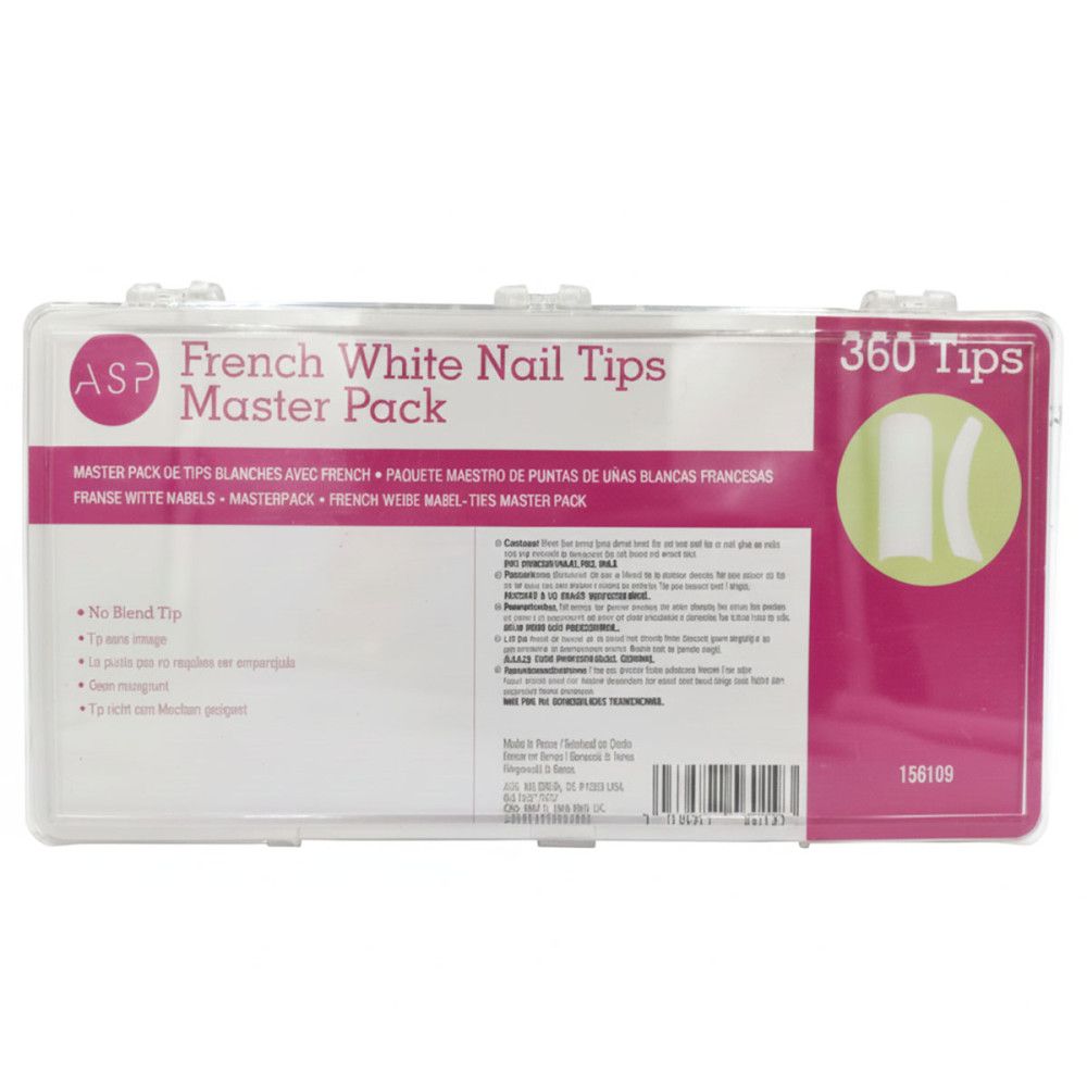 ASP - Pack Master de Pointe d'Ongles French White