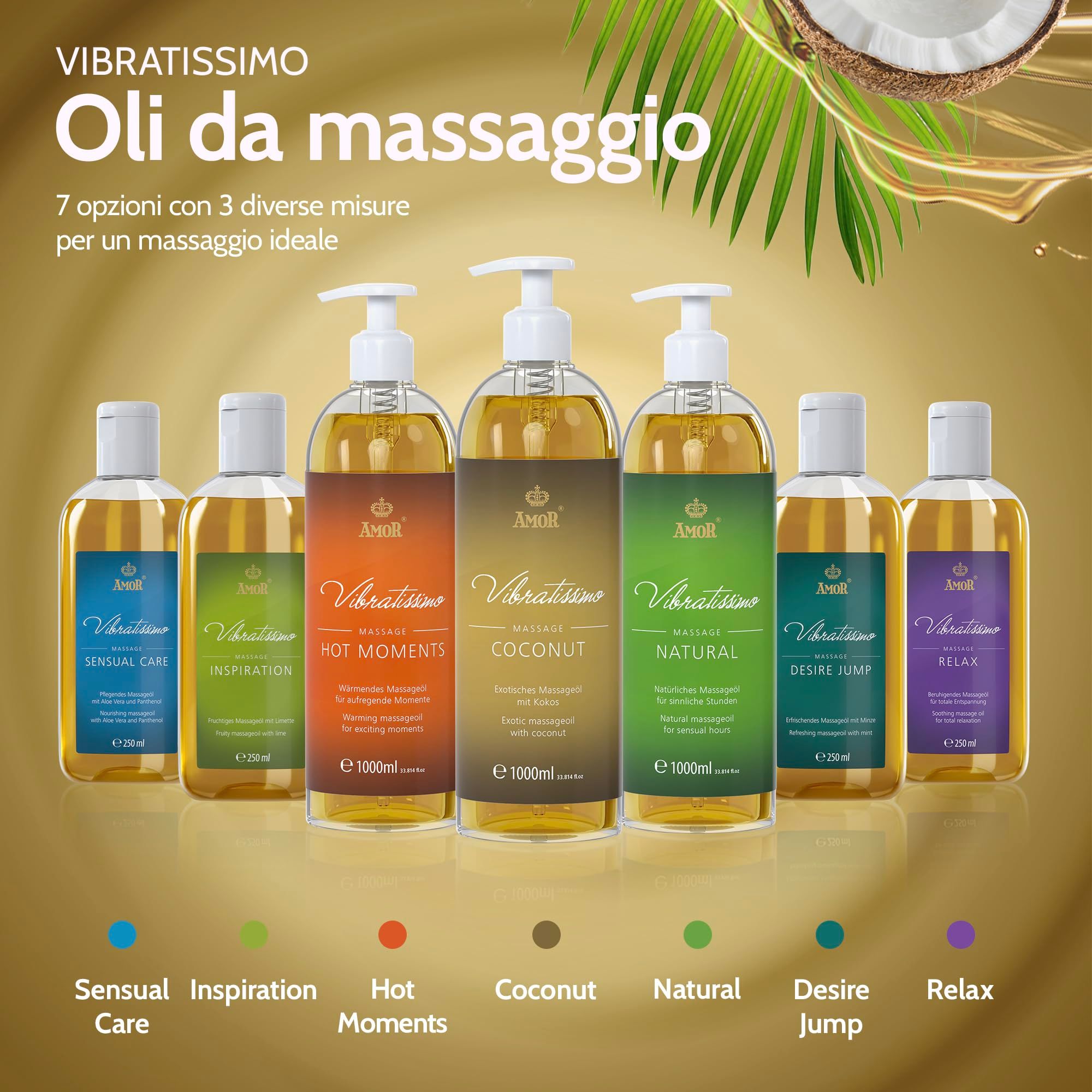 Vibratissimo Huile de Massage Coconut