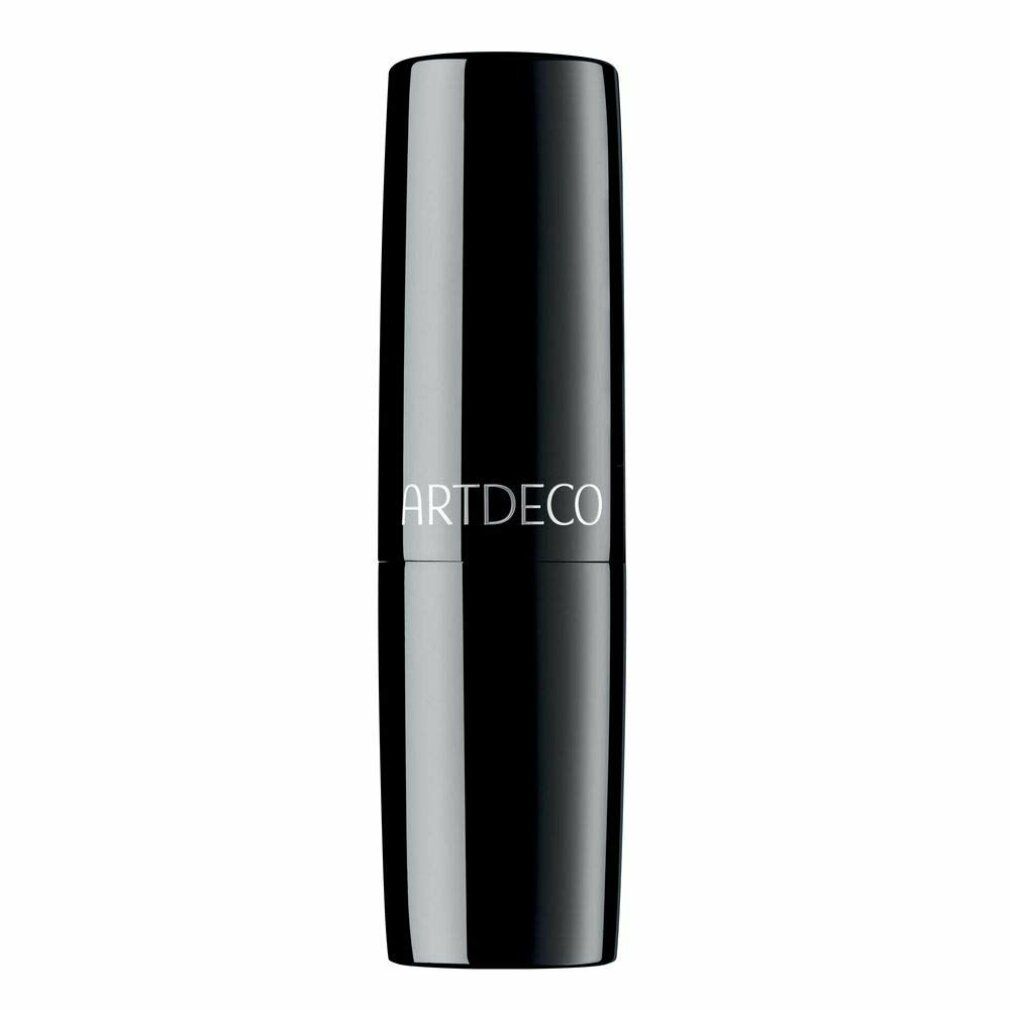 Zwarte lipstick huls met ARTDECO logo in wit.