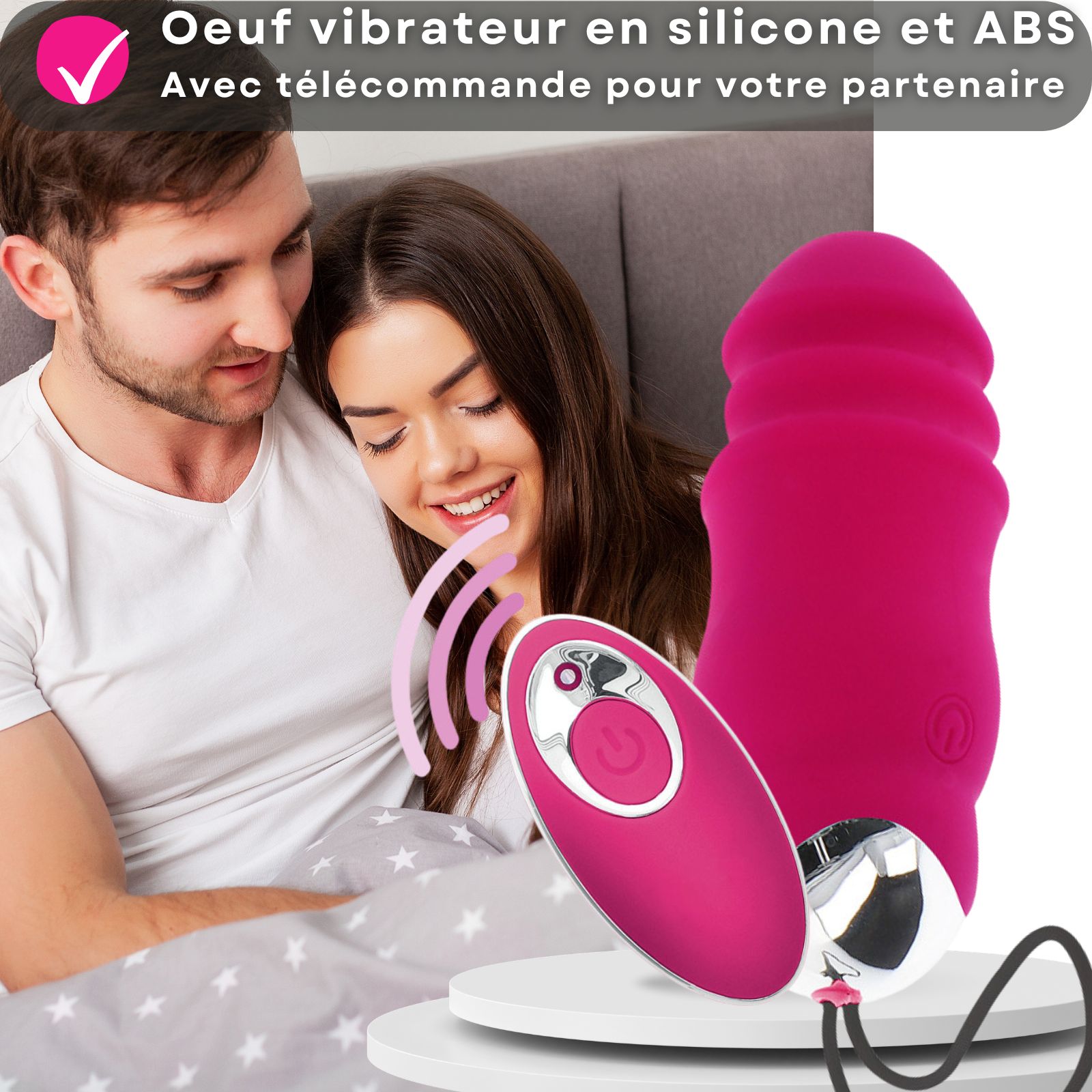 Lovelyness - Oeuf vibro avec fonction choc 1 pc(s) - Farmaline