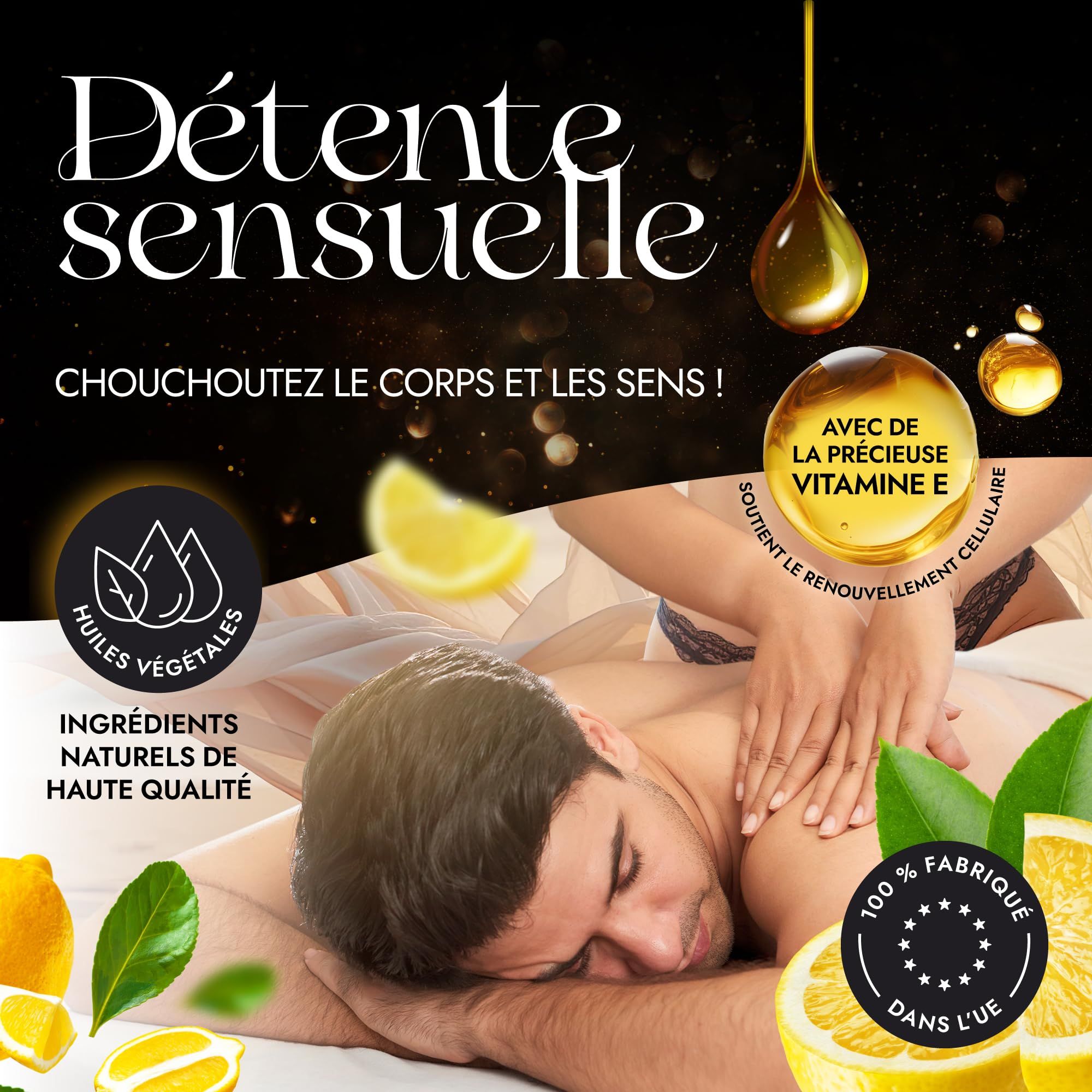 Loovara Lemon Lush Huile de Massage