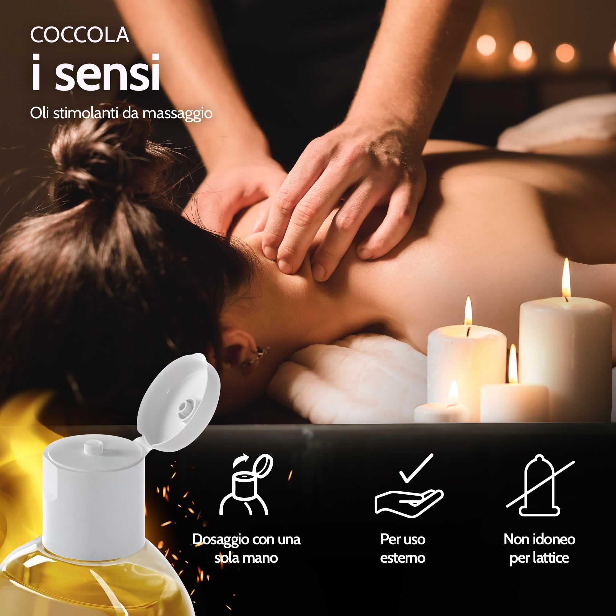 Vibratissimo Huile de Massage Hot Moments