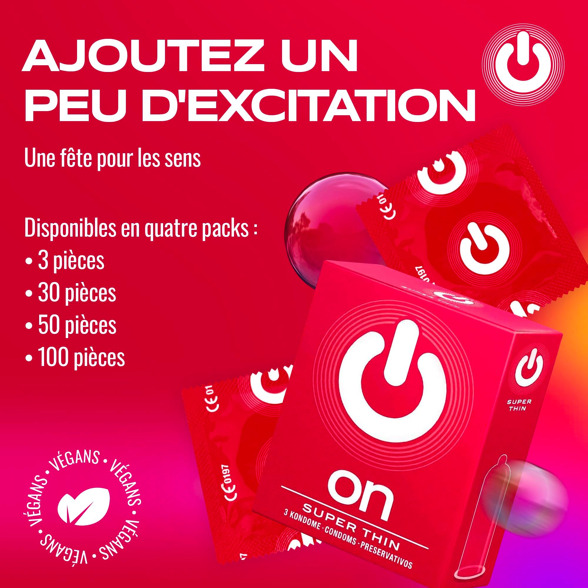 ON) Préservatifs Super Thin