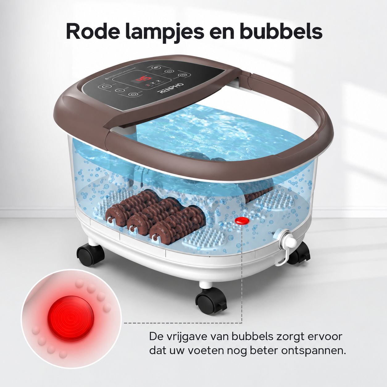RENPHO Voetenbad met Massagefunctie
