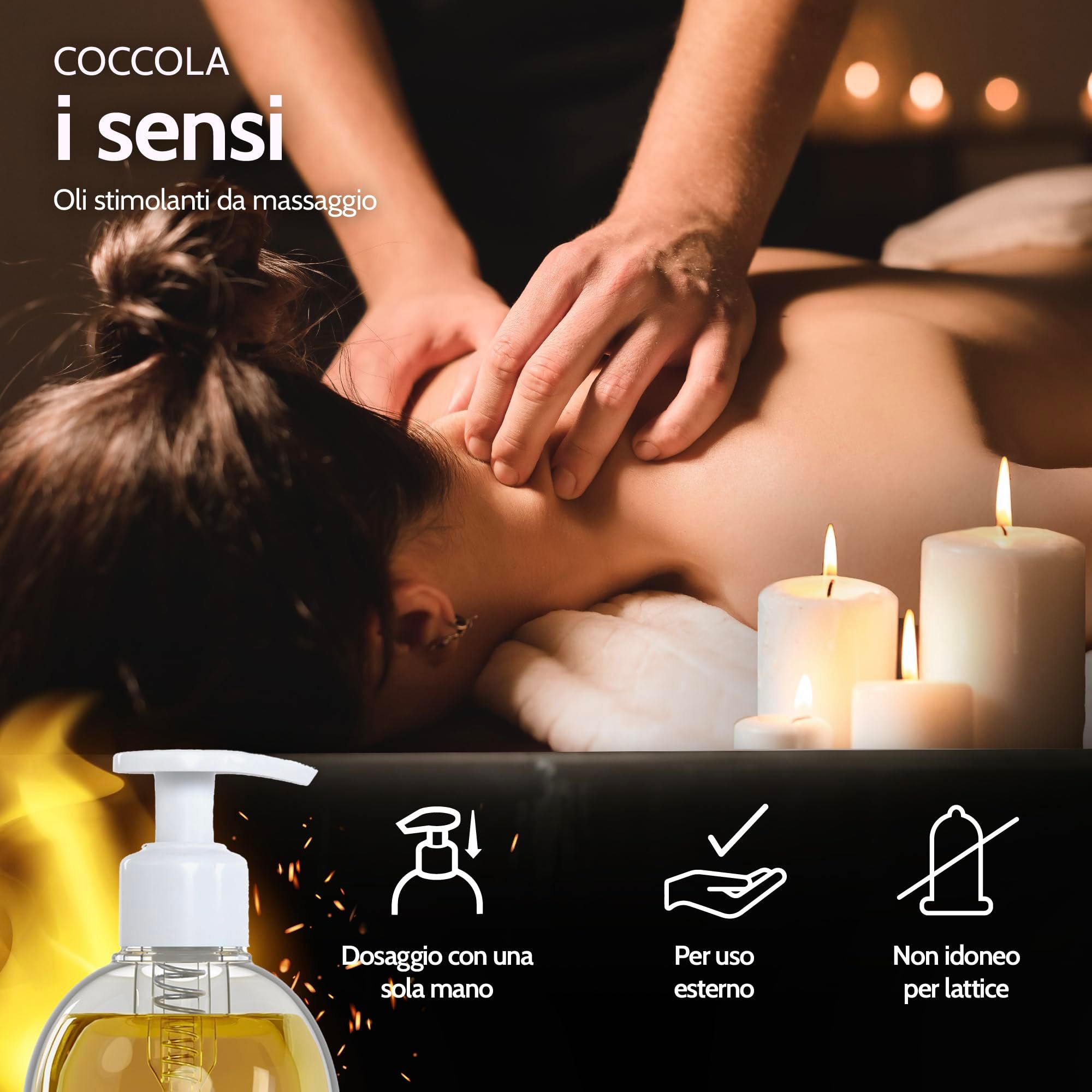 Vibratissimo Huile de Massage Hot Moments