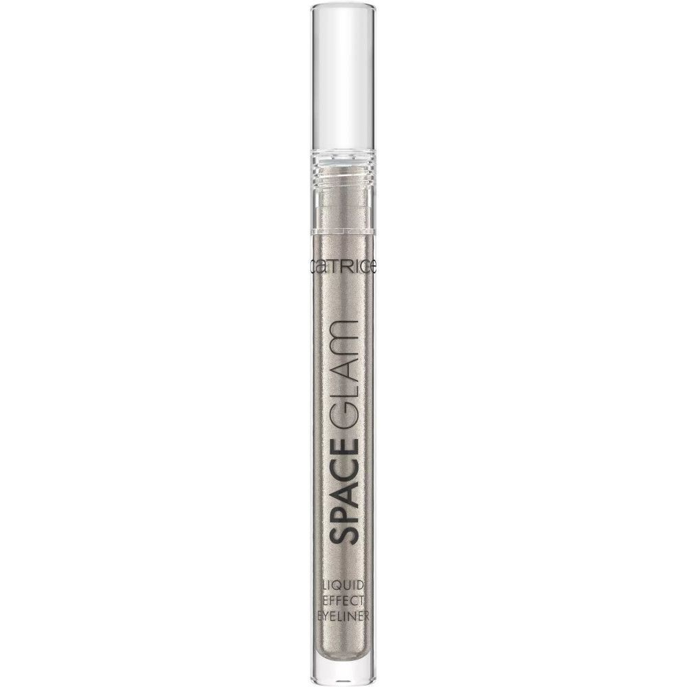 Eyeliner liquide Space Glam argenté. Flacon avec bouchon.
