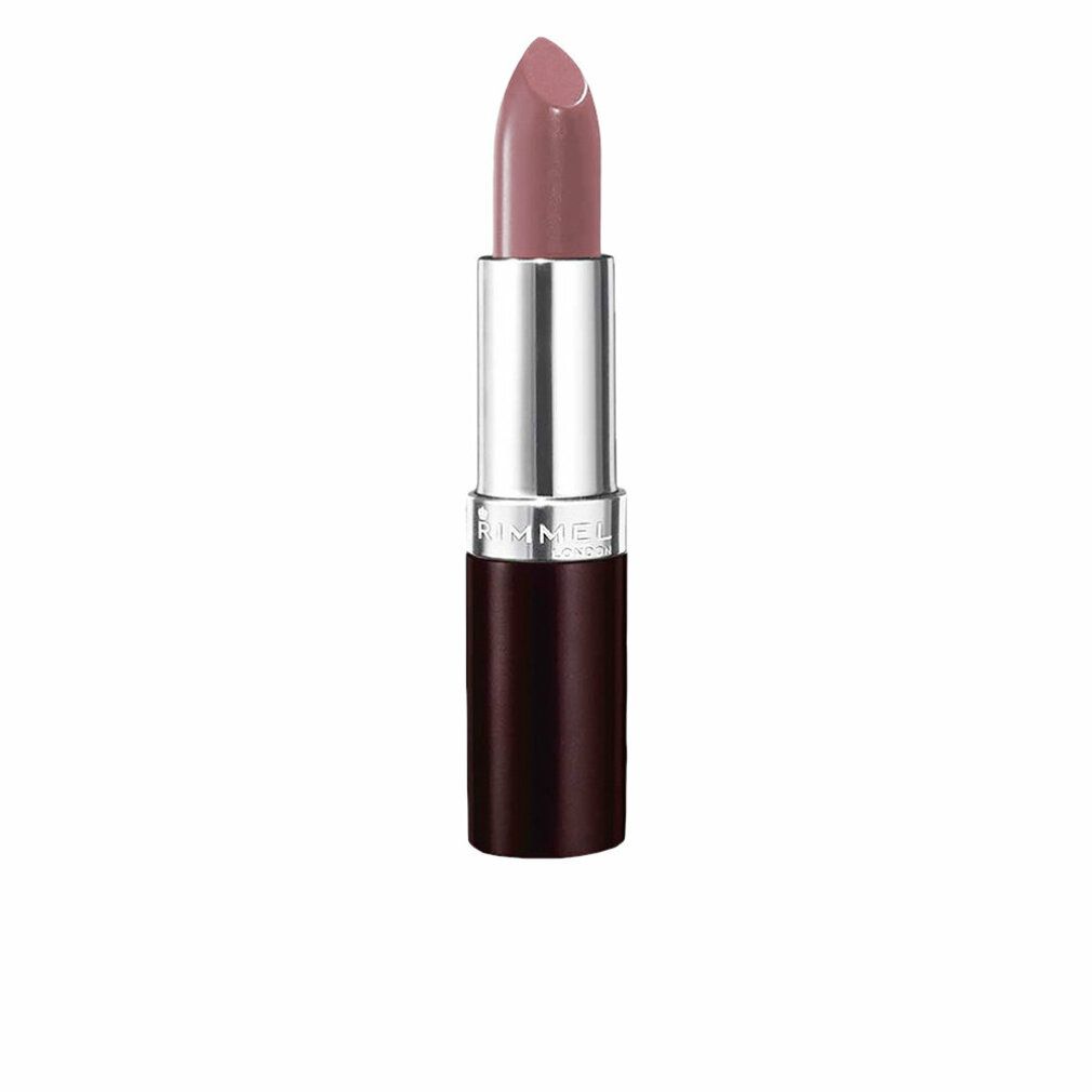 Rouge à lèvres rose clair, avec une base marron et une partie centrale argentée.
