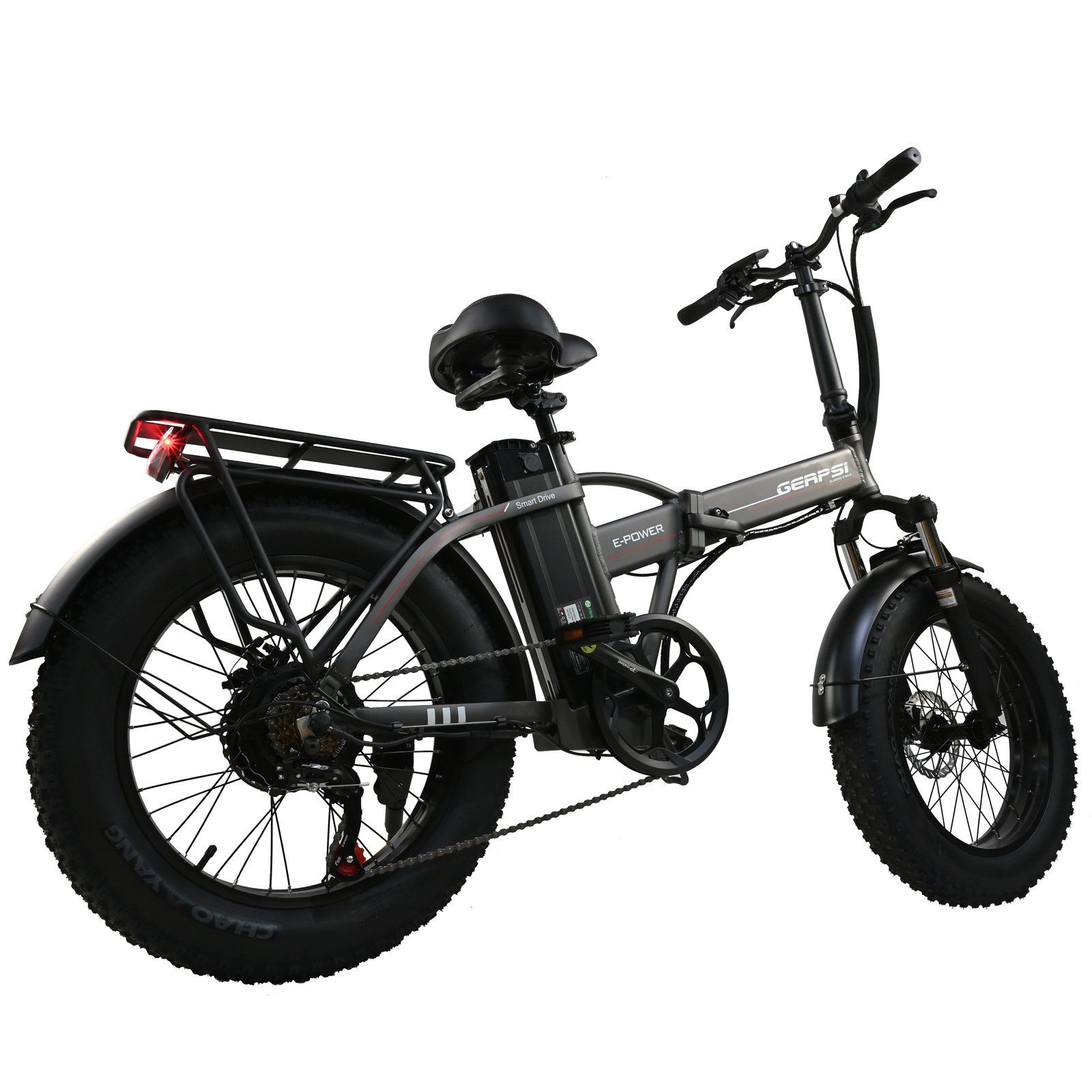 BAOLUJIE DZ2002 Elektrische fatbike voor volwassenen, 48V 16Ah verwijderbare accu