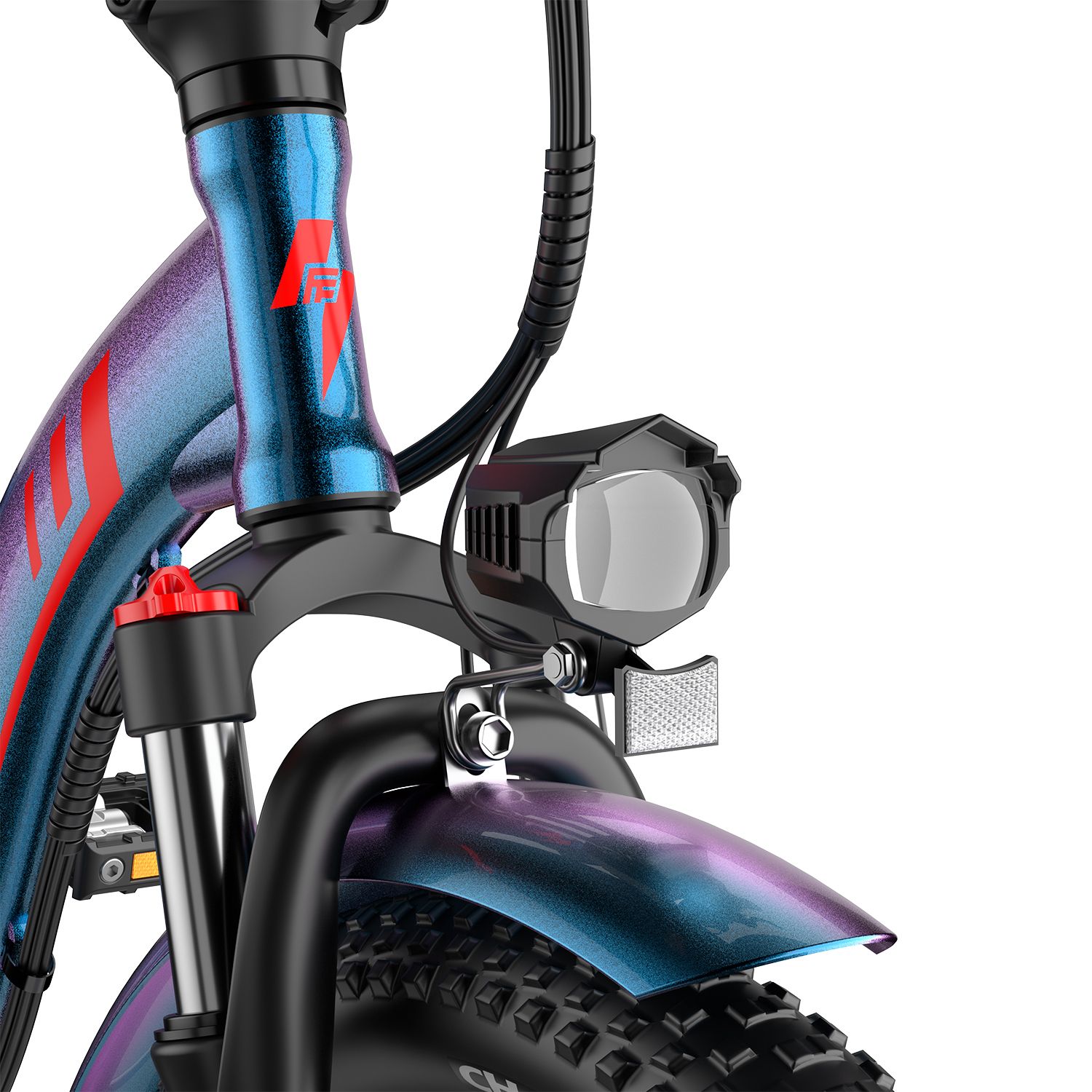 FAFREES F20 Pro Vélo électrique pliant avec batterie 20 Ah, pneus larges 20 pouces et 7 vitesses