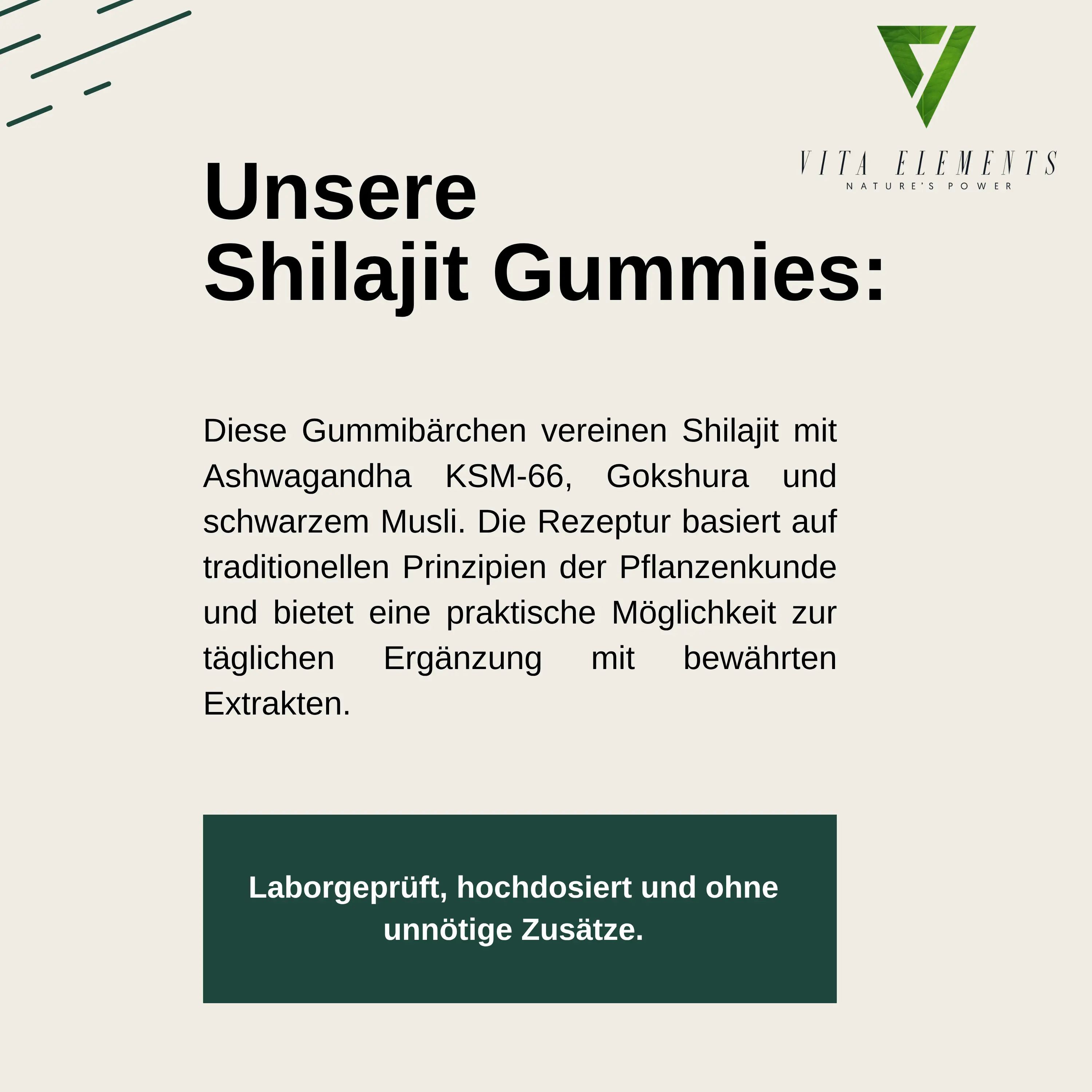 Vita Elements Himalaya Shilajit Gold-gummibeertjes