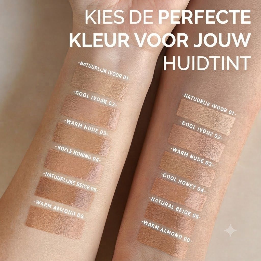 Lavera Hyaluron Liquid Foundation, Warm Nude 03, met pompdose en Bio-zegel.