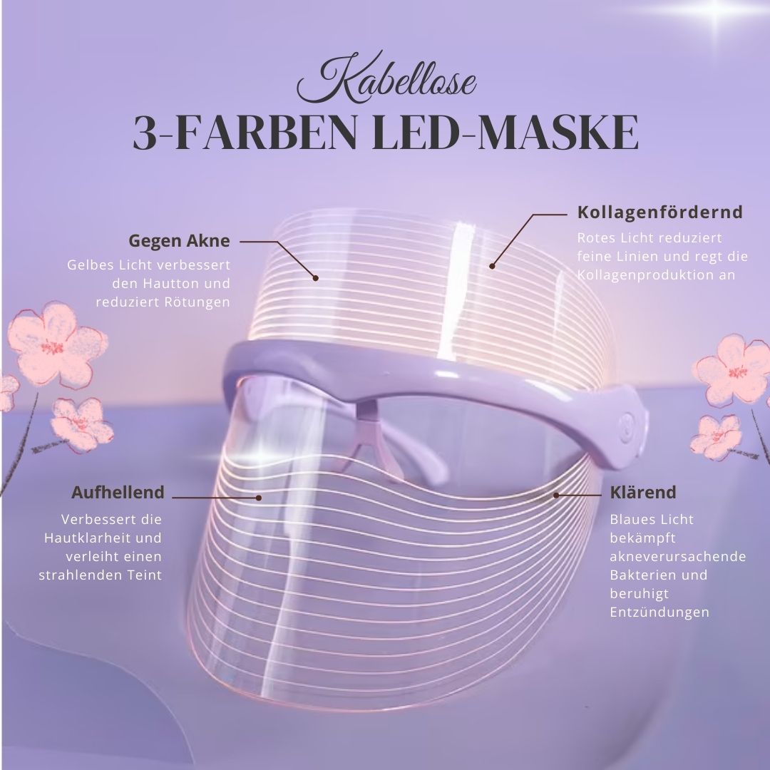 Erth skin london Masque LED 3 couleurs