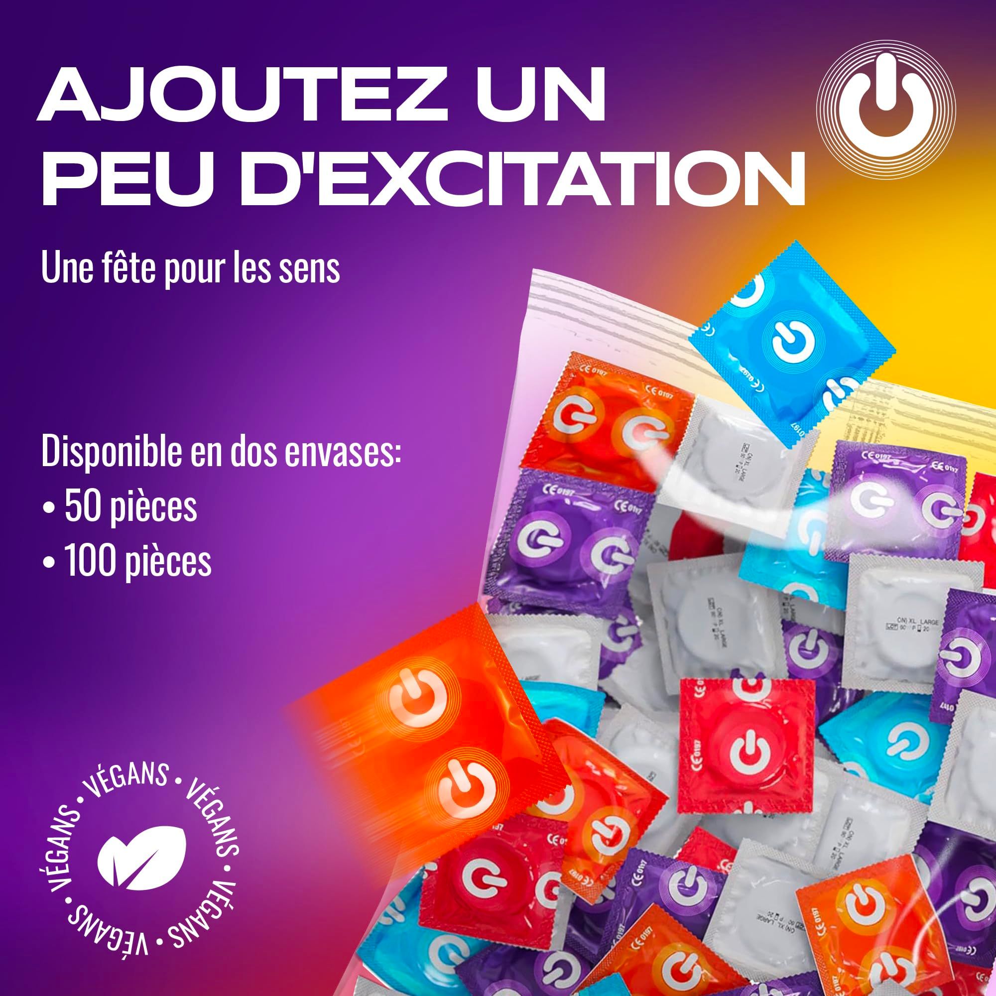 ON) Préservatifs Mix 54mm