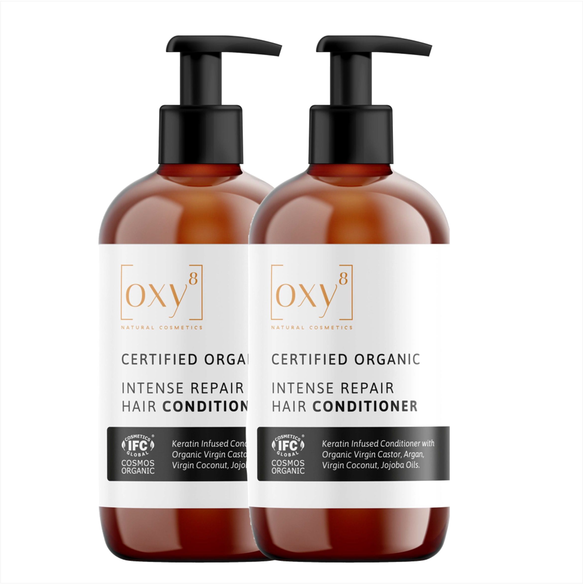 oxy8 Natural Cosmetics INTENSE REPAIR HAIR CONDITIONER 2 Units