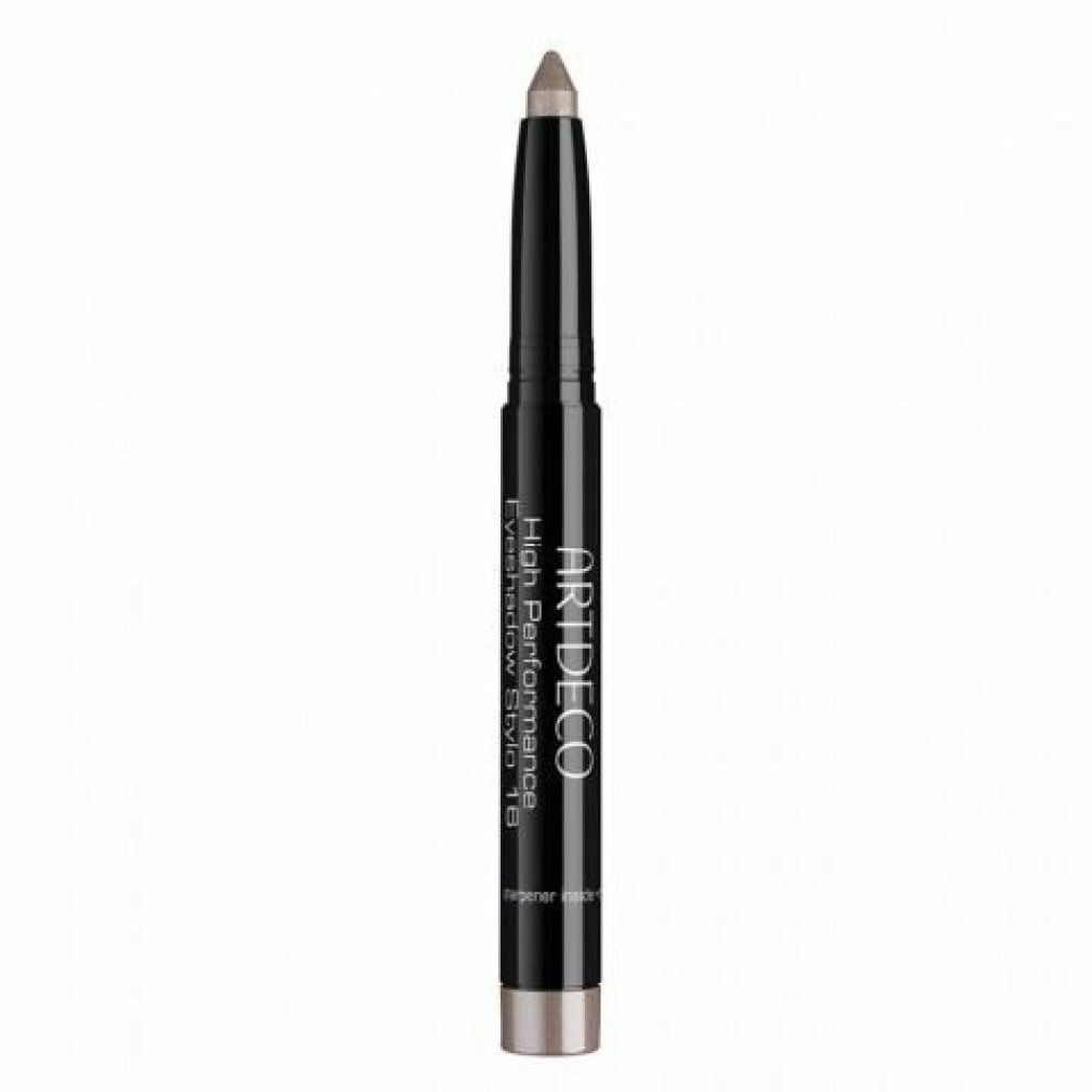 ARTDECO High Performance Eyeshadow Stylo 16, zilveren oogschaduwstift met ingebouwde puntenslijper.