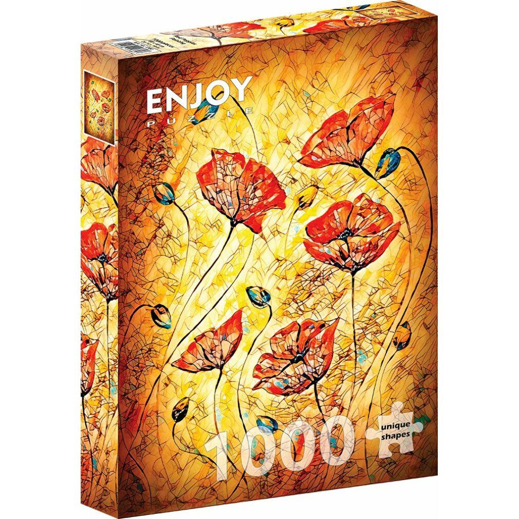 enjoy Rode papaver puzzel 1000 delen