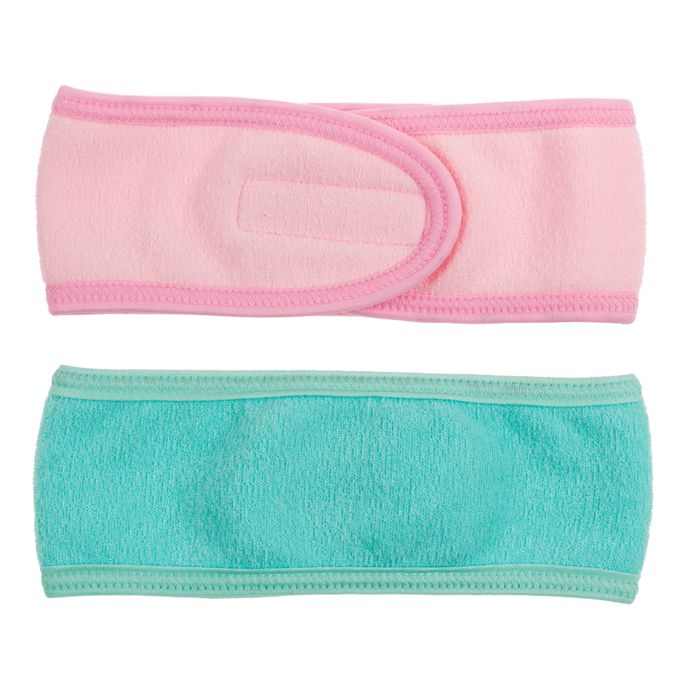 OOTB Set de bandeaux textiles pour cheveux, Spa + Beauté
