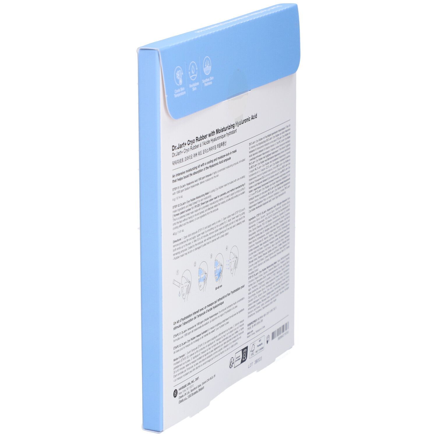DR.JART Cryo Rubber avec Acide Hyaluronique Hydratant