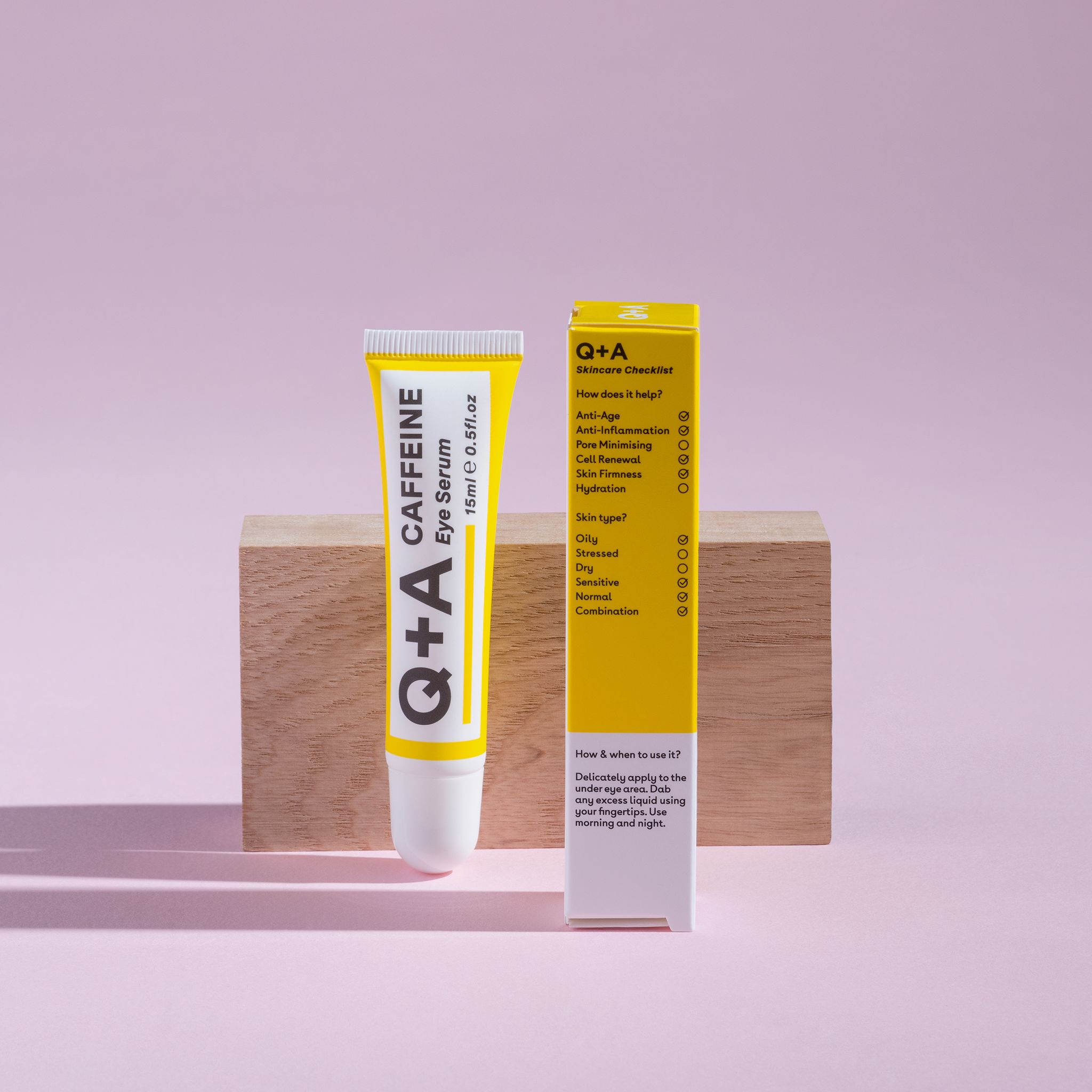 Q+A Skin Caffeine Eye Serum