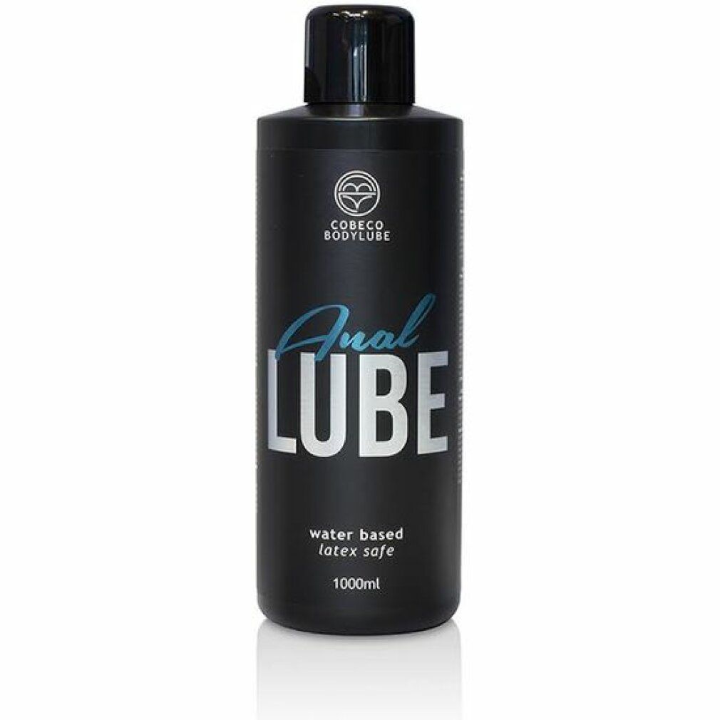 Zwarte fles Cobeco Anal Lube, 1000ml.