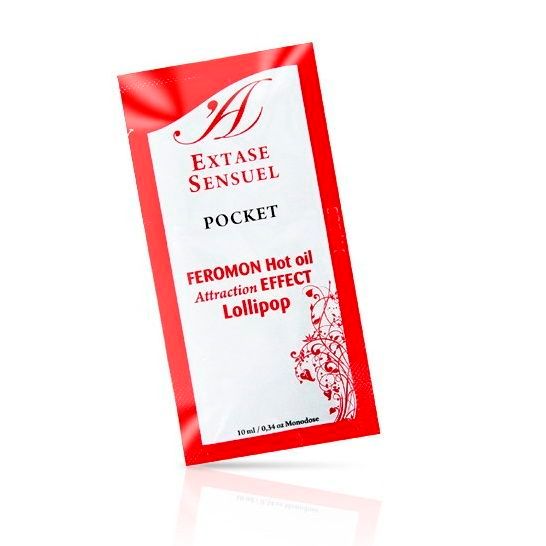 Extase Sensuel POCKET Pheromoon Hot Oil Attraction Effect Lollipop.