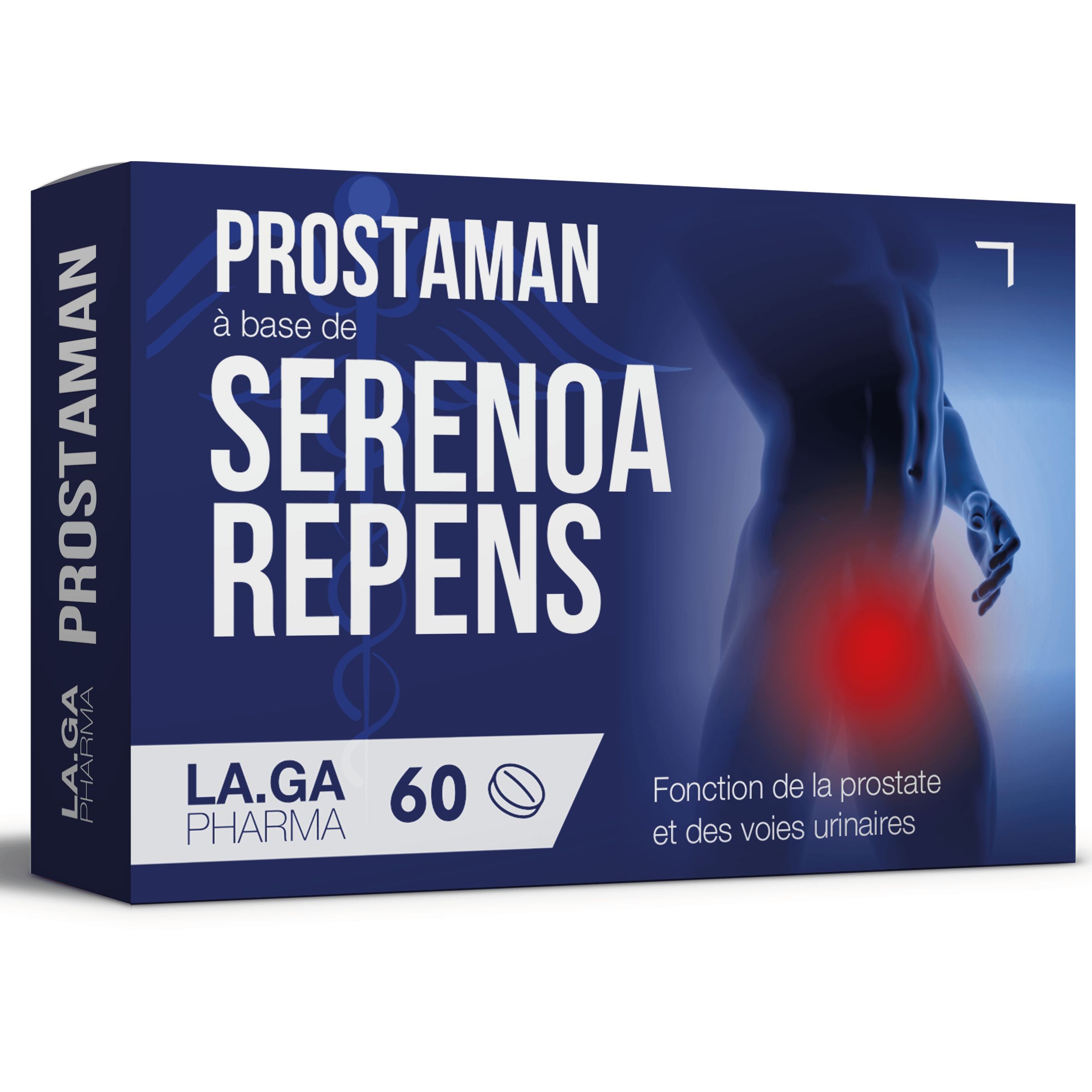 LA.GA© Serenoa Repens: Prostate & Confort. Saw Palmetto, Boswellia, Citrouille et Lycopène.