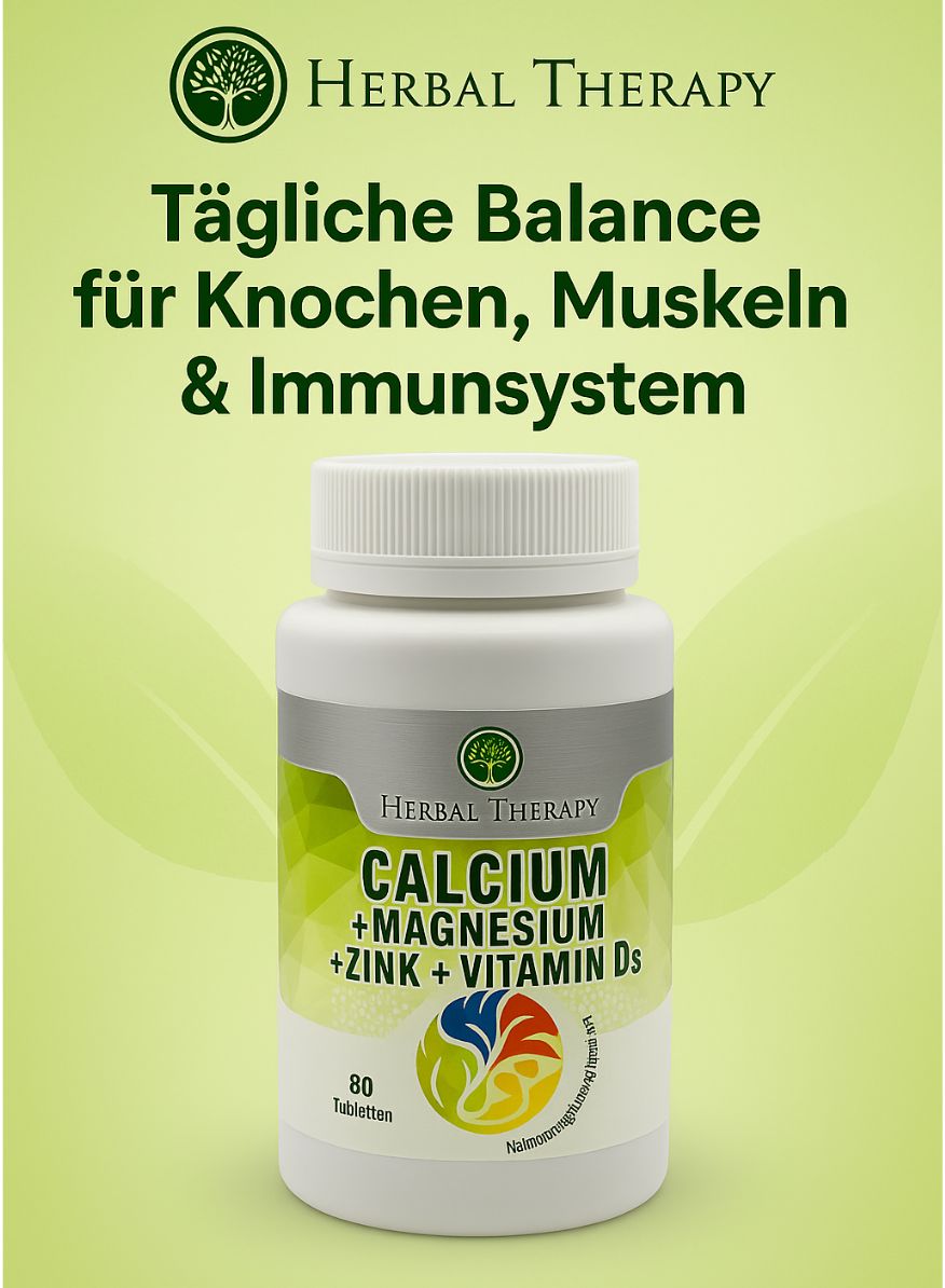 Herbal Therapy Calcium+Magnésium+Zinc+Vitamine D3