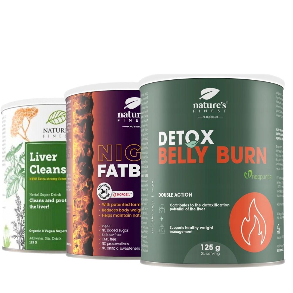 Nature’s Finest Detox & Fatburn Set – Pack 3-en-1
