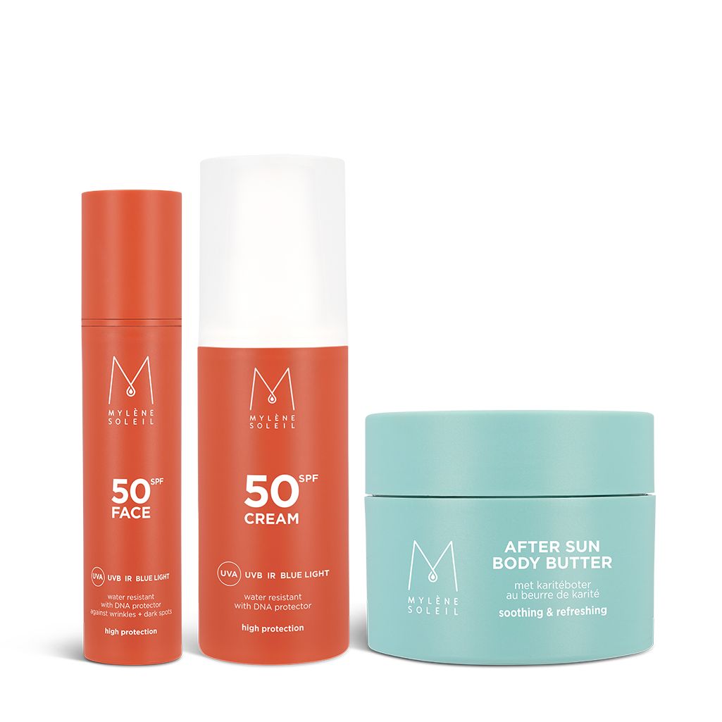Mylène Soleil Travel Pack | SPF 50 zonverzorgingsset