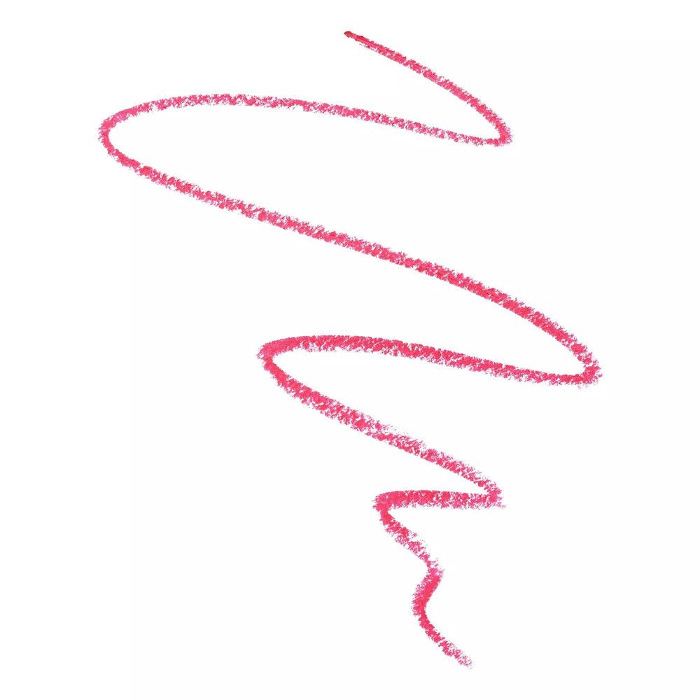 Rode lippenstiftstreep op witte achtergrond.