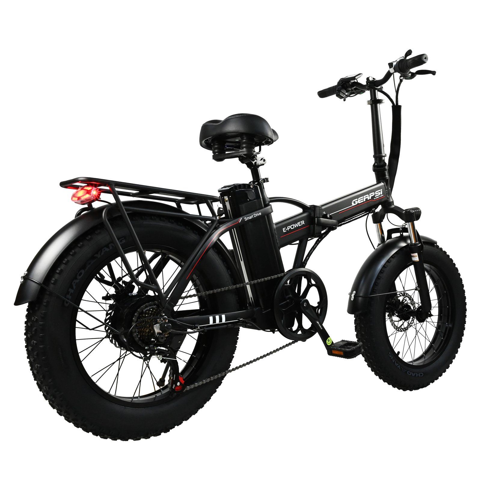 BAOLUJIE DZ2002 Elektrische fatbike voor volwassenen, 48V 16Ah verwijderbare accu