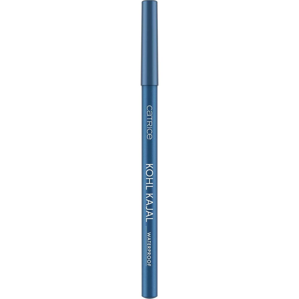 Crayon khôl bleu avec l'inscription 'Catrice Kohl Kajal Waterproof'.