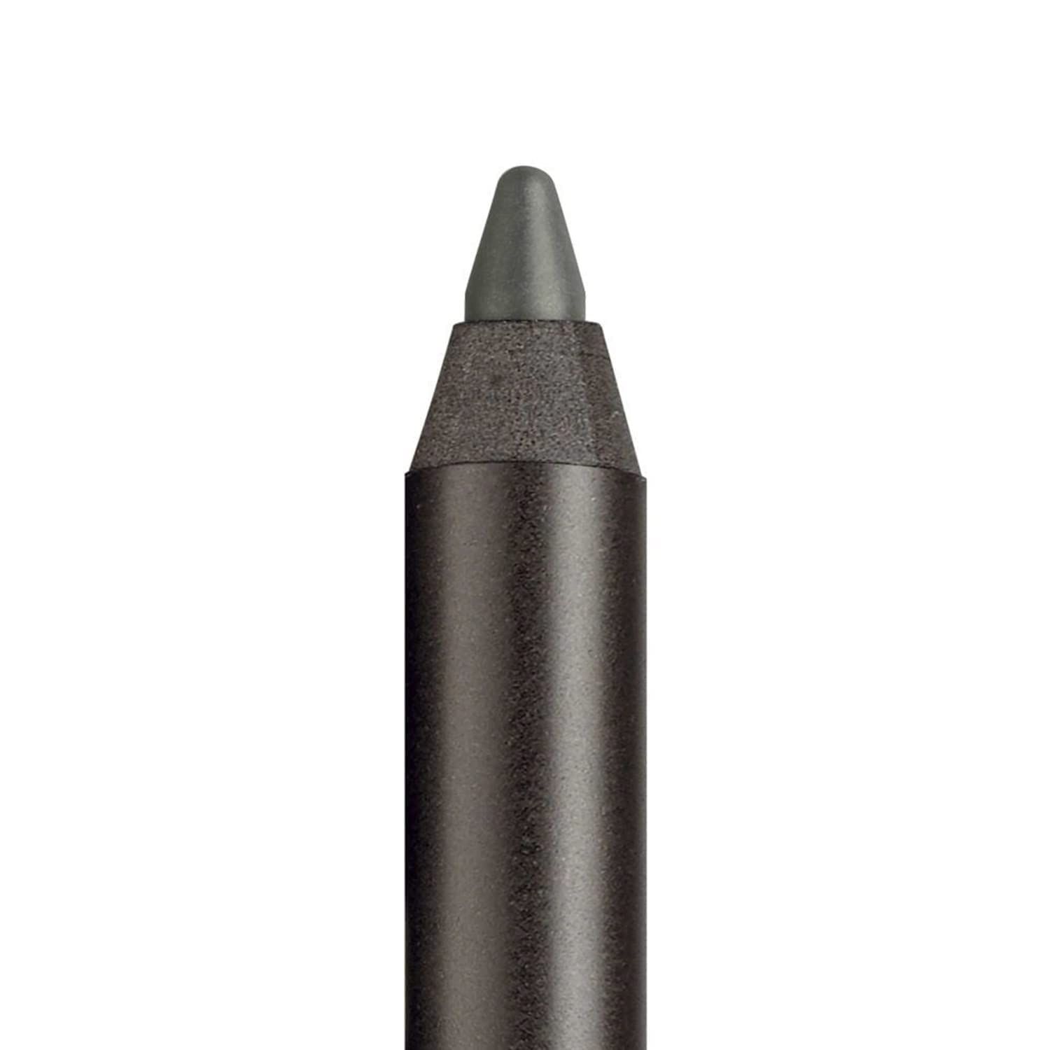 Gros plan sur la pointe d'un crayon Artdeco Soft Eye Liner Waterproof gris. La pointe est effilée.