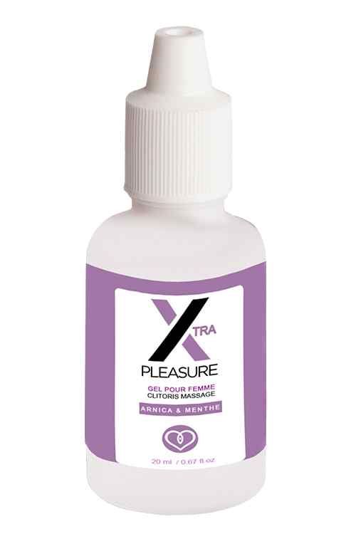 Fles Xtra Pleasure clitoris massagegel, 20 ml.