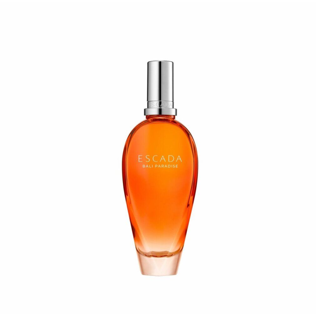 Escada Bali Paradise EdT Nat. Spray, flacon. Flacon orange avec bouchon argenté.